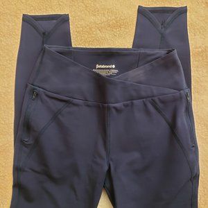 NIB Betabrand Tidal Blue Lotus Leggings Size Small Long
